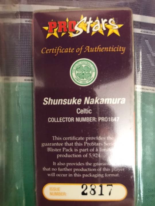 ⭐️希少⭐️PRO Stars 中村俊輔