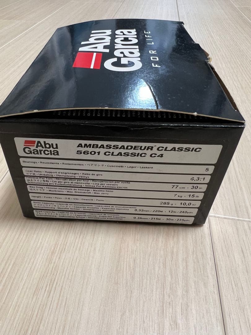希少　超美品　Abu Garcia 5601C4 ベイトリール　左巻き　ブルー