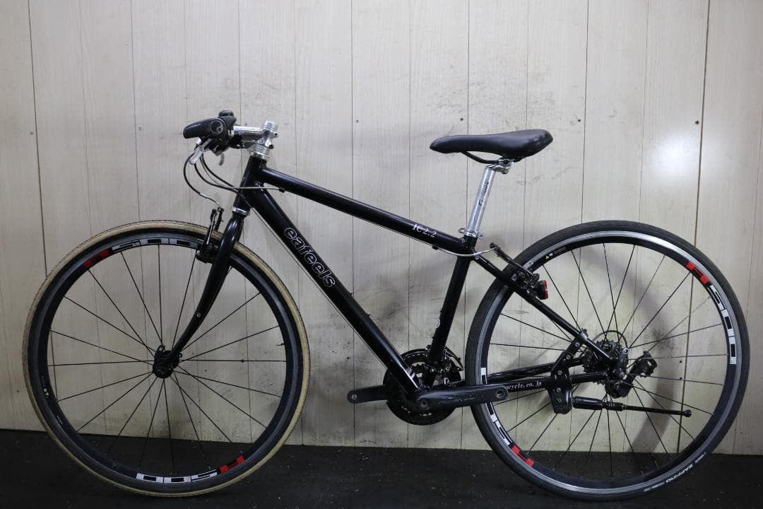 eafeels IC2.2 700C アルミ24速 400mm BLACKクロス