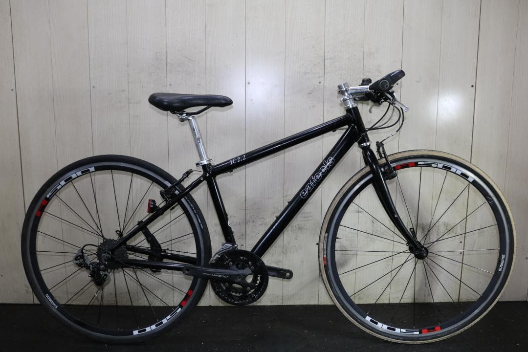 eafeels IC2.2 700C アルミ24速 400mm BLACKクロス