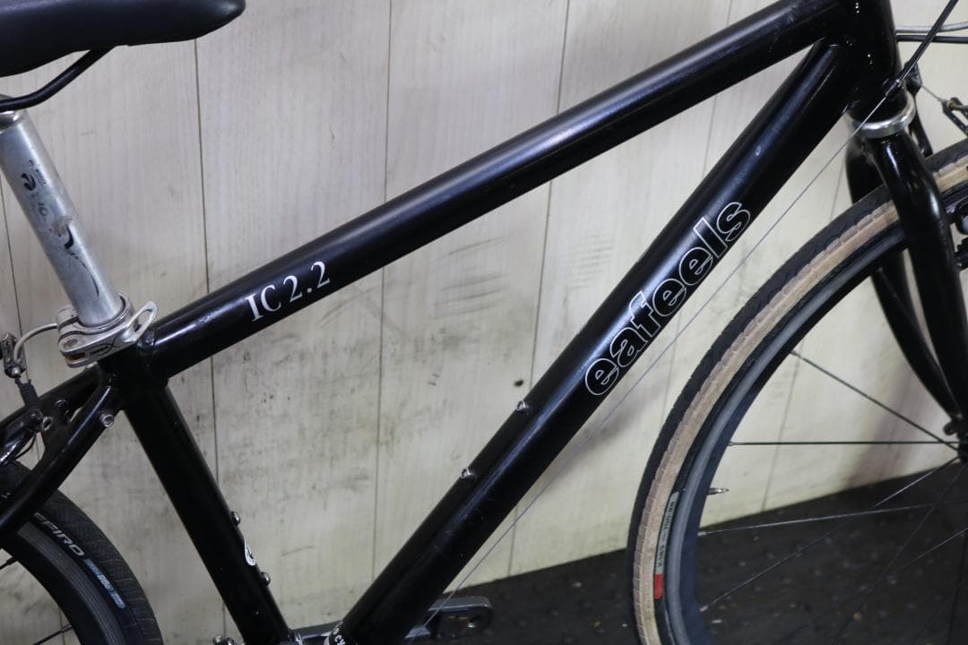 eafeels IC2.2 700C アルミ24速 400mm BLACKクロス