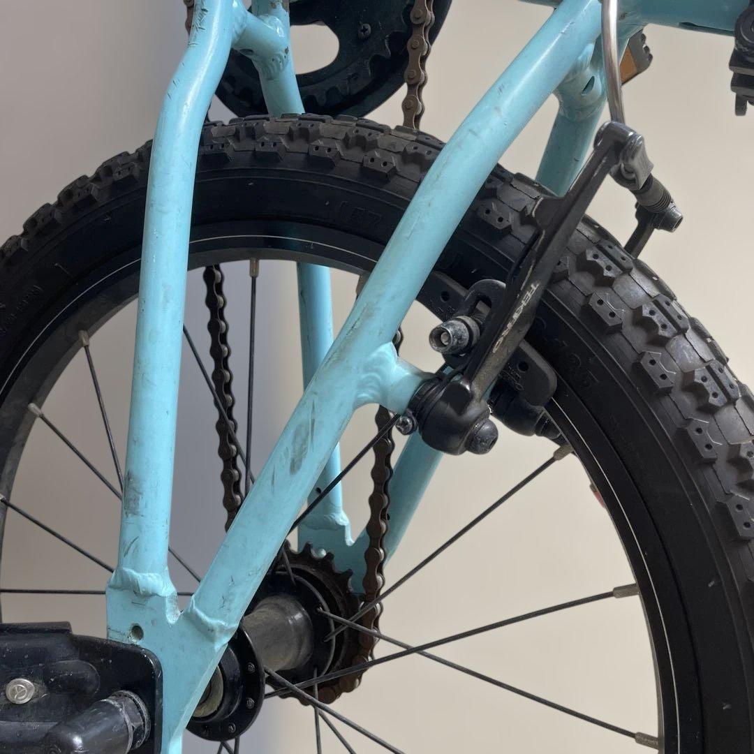送料込み　ヨツバサイクル　ラムネブルー　18インチ