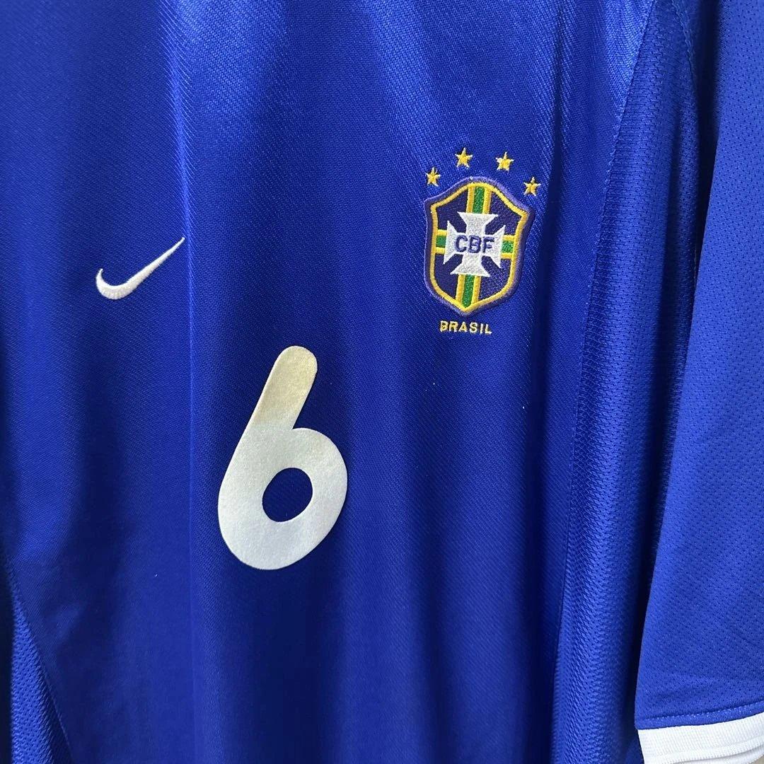 Nike ブラジル代表 シャツ 青 L ロベルト　カルロス