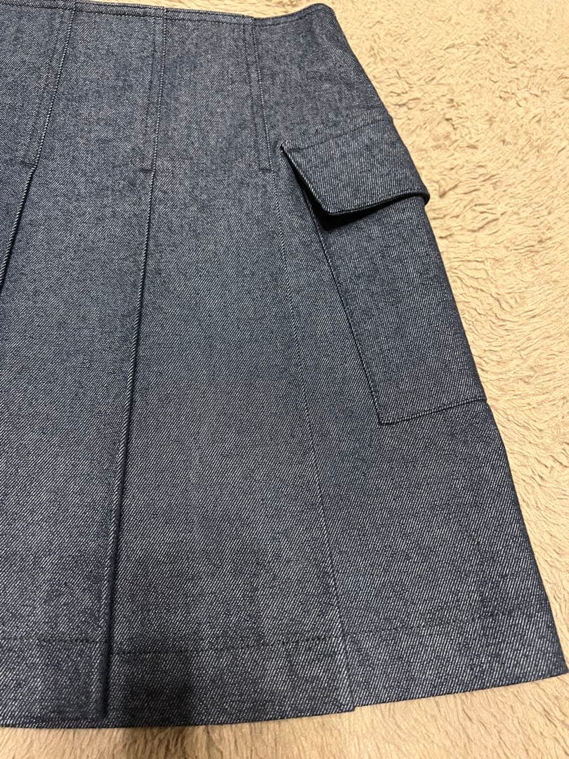 A.P.C. GOLF(アー・ペー・セー ゴルフ）デニム風プリーツスカート⭐︎新品