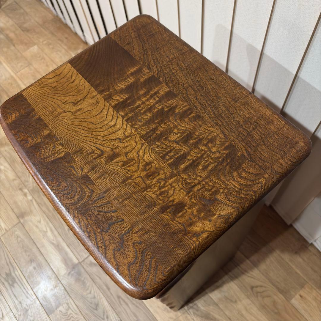 極美品 OLD karimoku オールド カリモク コロニアル 電話台 花台