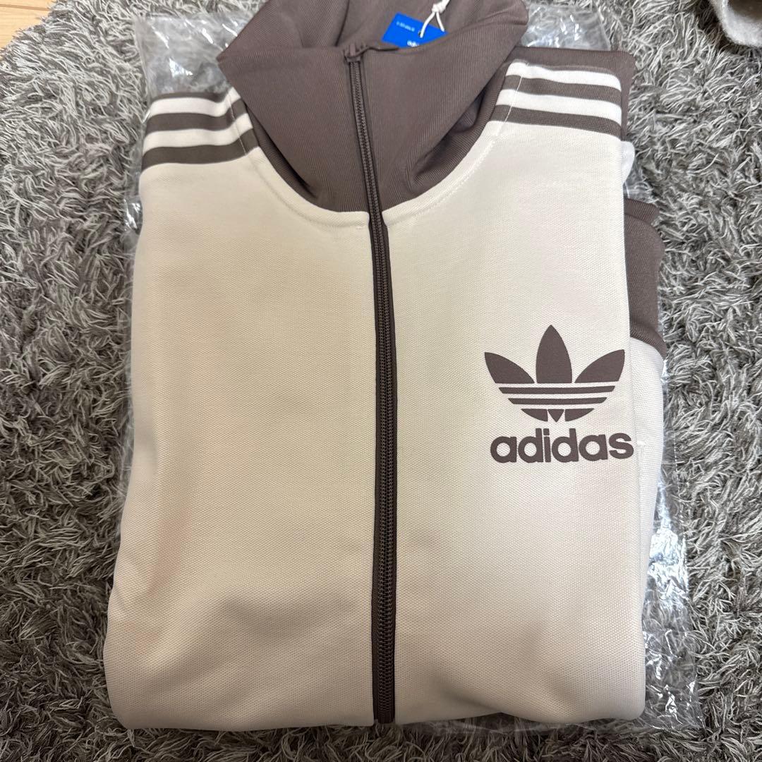 adidasベッケンバウアートラックジャケットベージュXL