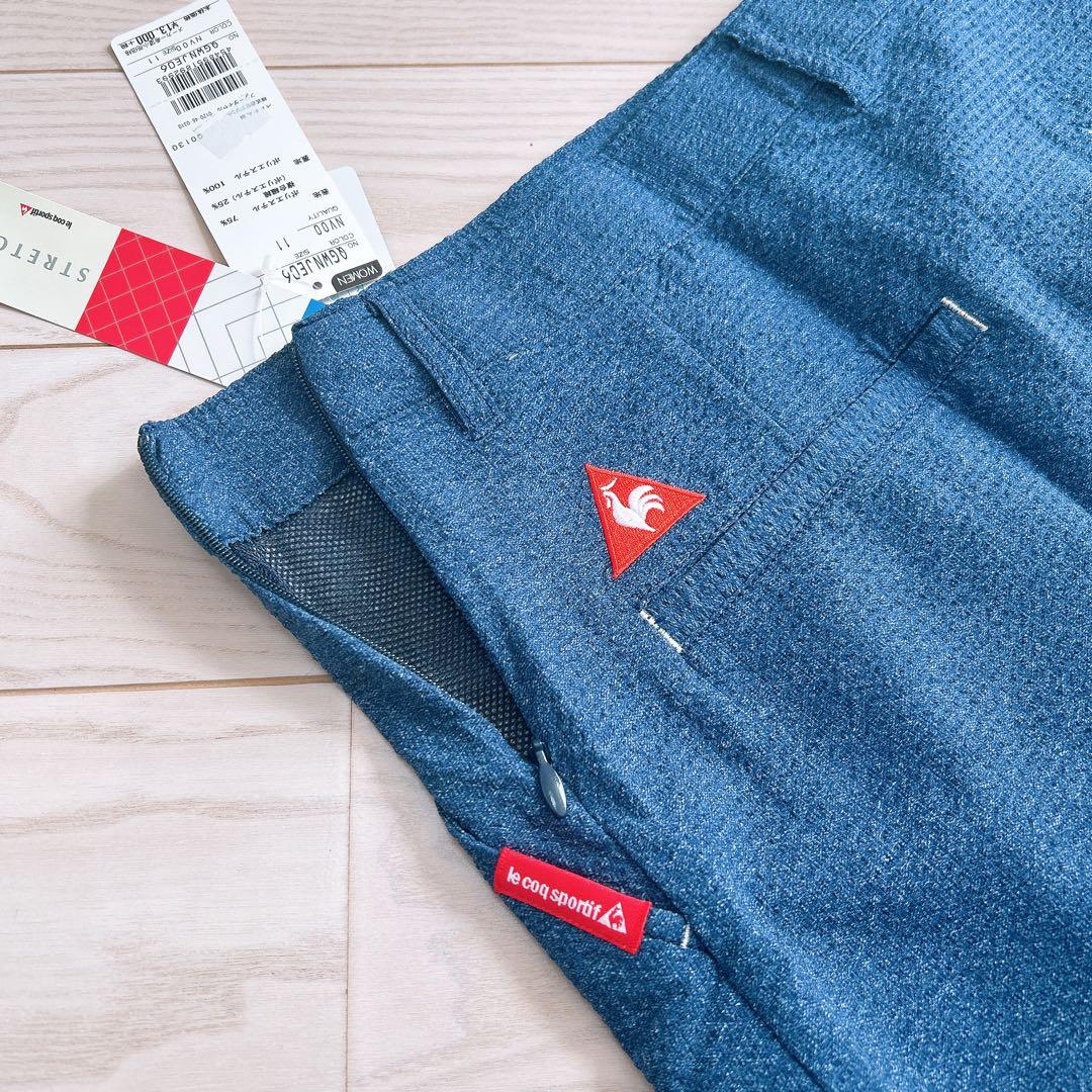 新品 le coq sportif パームツリー柄 ゴルフスカート