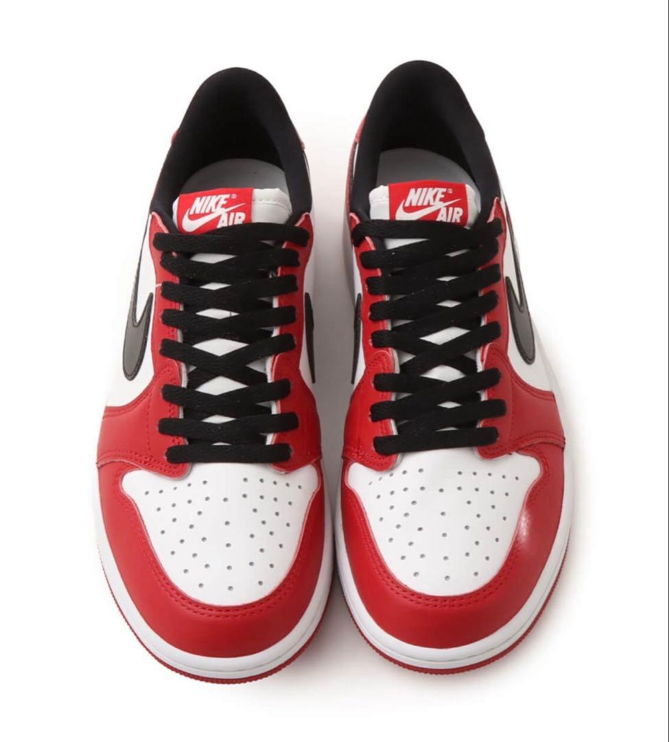Nike Air Jordan レトロ、low1 赤/白/黒 シューズ