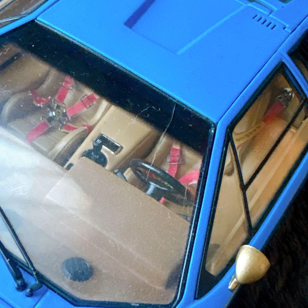 【ジャンク品】京商 1/18 カウンタック LP500S WW ブルー