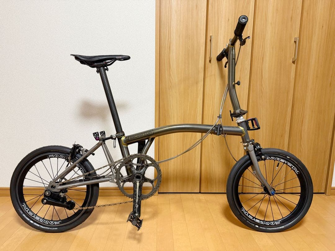 ブロンプトン　チタン　BROMPTON S2L-X RAWカラー　カスタム