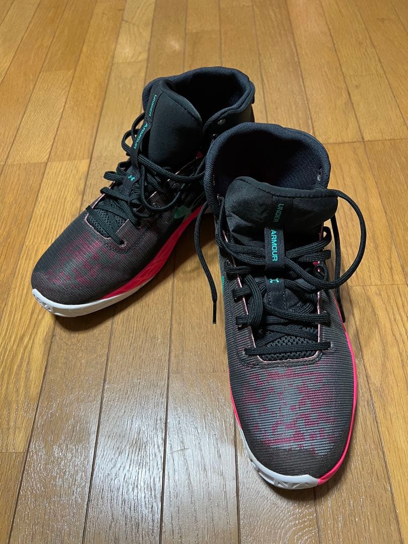 【美品】UNDER ARMOUR アンダーアーマー バスケットシューズ3D