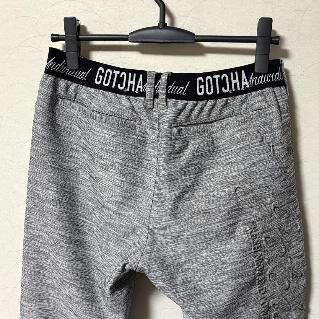 美品 ガッチャ ゴルフ GOTCHA パンツ ストレッチ グレー メンズ L