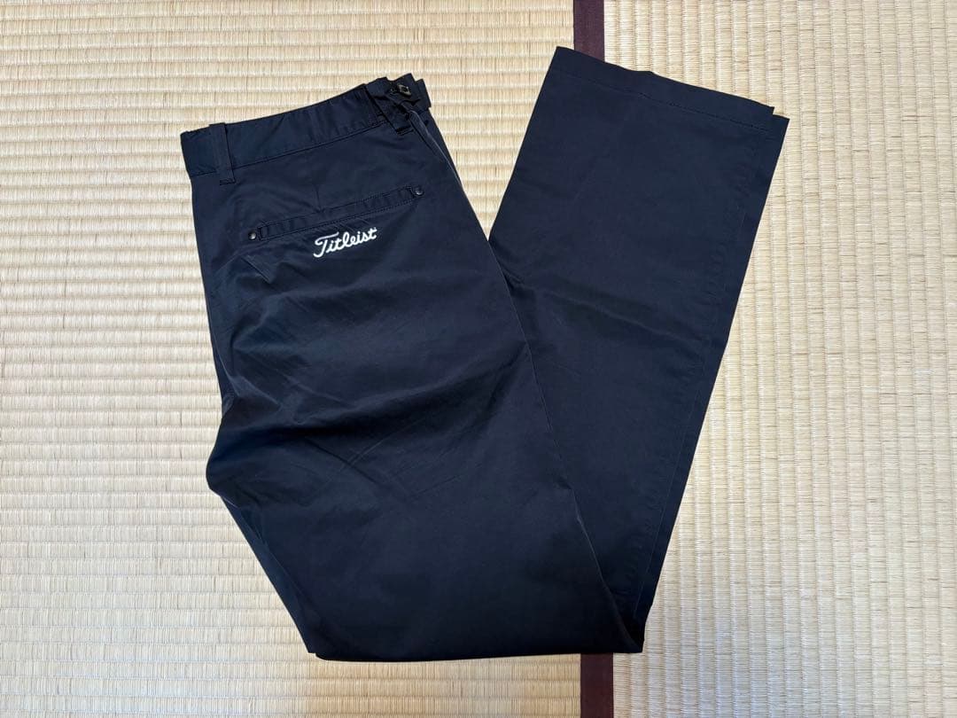 Titleist メンズ ゴルフパンツ ブラック Lサイズ