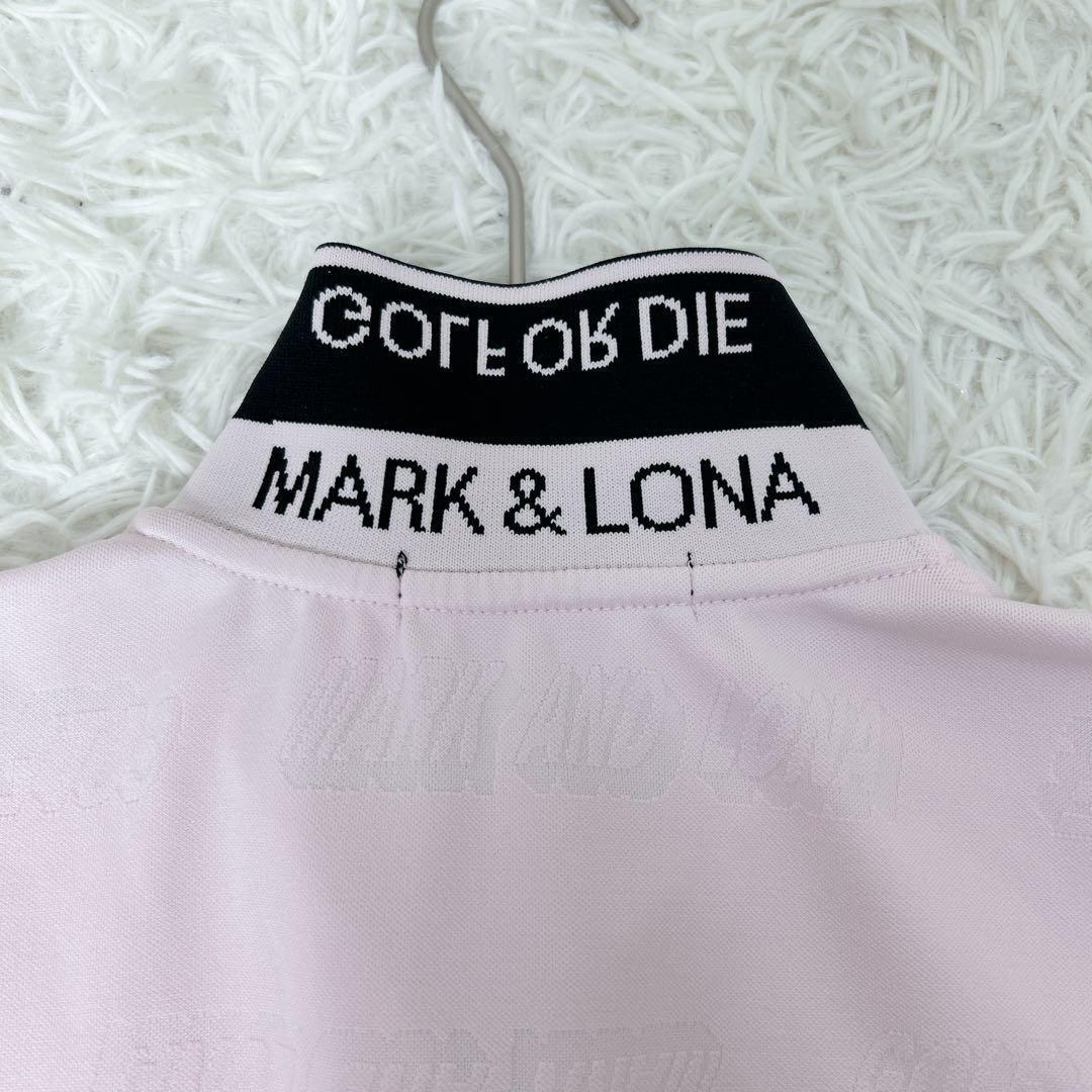 MARK & LONA メンズ44 総柄ポロ スカル