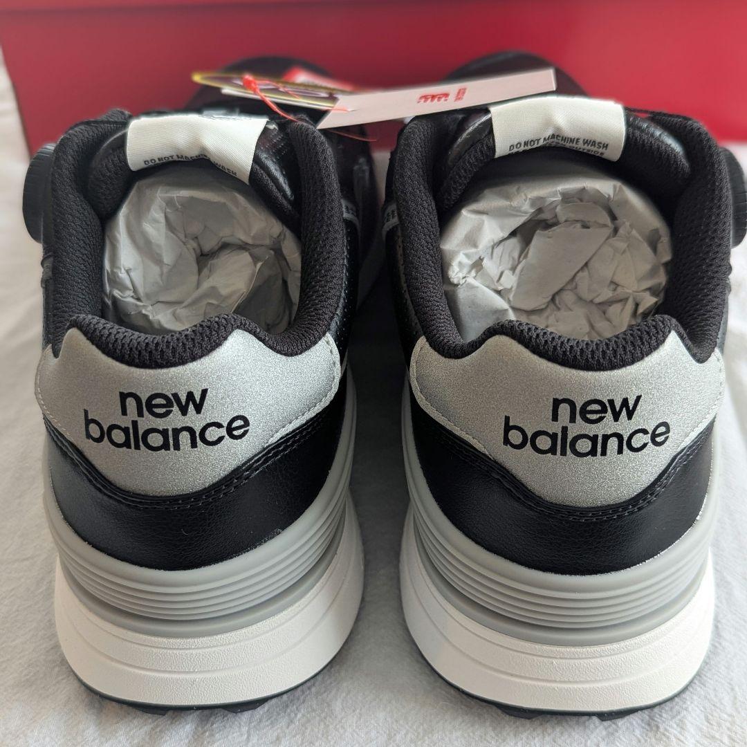 New Balance 574 BOA ゴルフシューズ ブラック 26.5cm