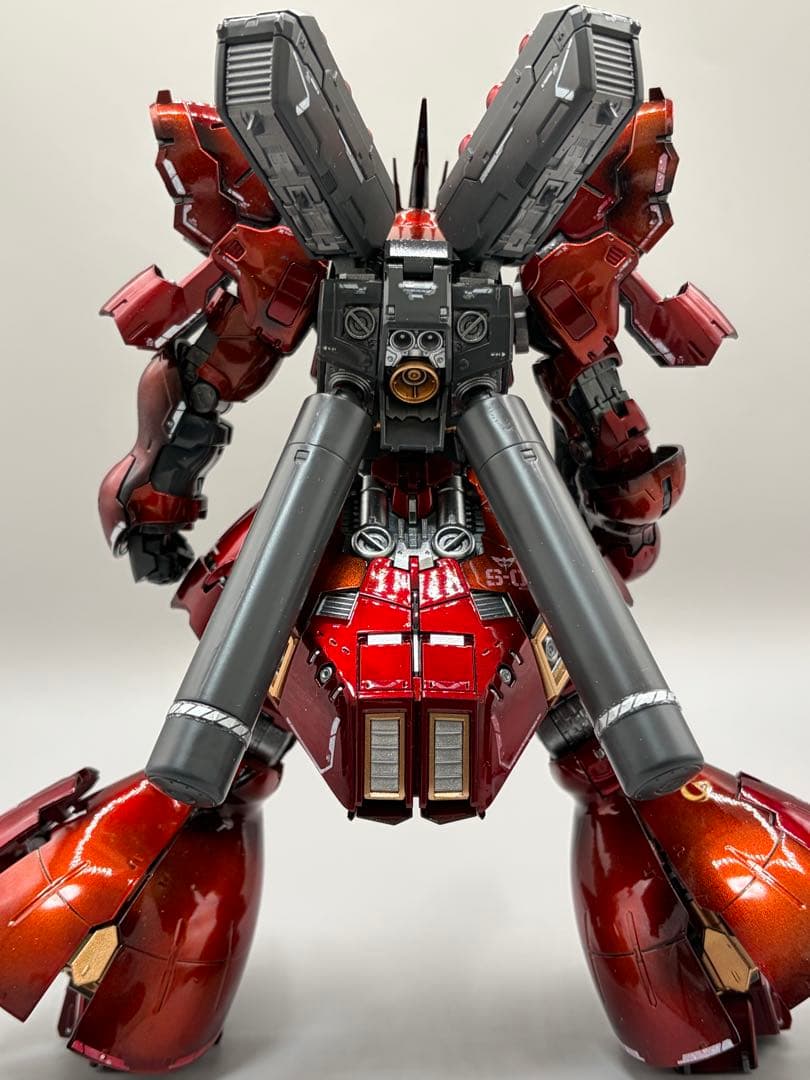 RG 1/144 サザビー 塗装完成品 キャンディ塗装 高光沢 逆襲のシャア