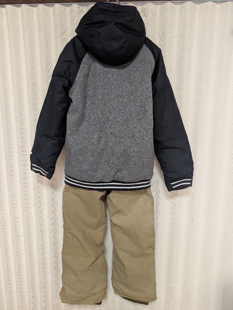 BURTONスノーボードウェア上下セットキッズMバートン①刺繍ロゴ