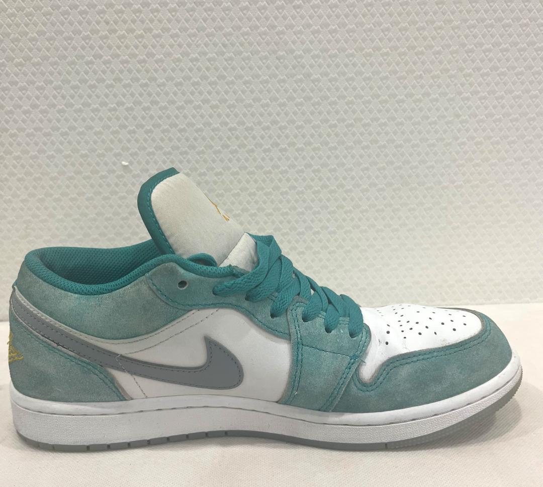 NIKE AIR JORDAN 1LOW US9 27㎝ グリーン スエード