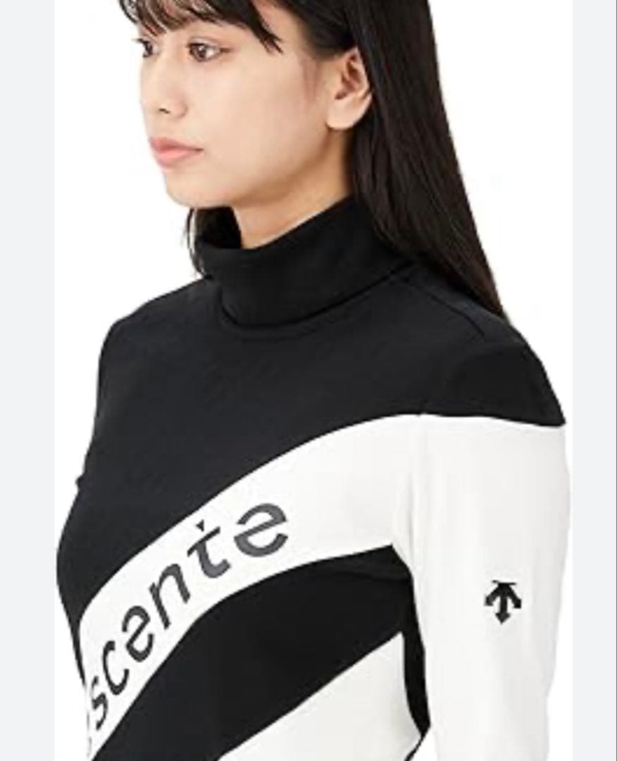 DESCENTE GOLF タートルネック長袖シャツ
