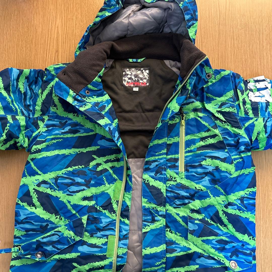 ★美品 スキーウェア 150 AIR WALK /Gapニット帽 /ゴーグル