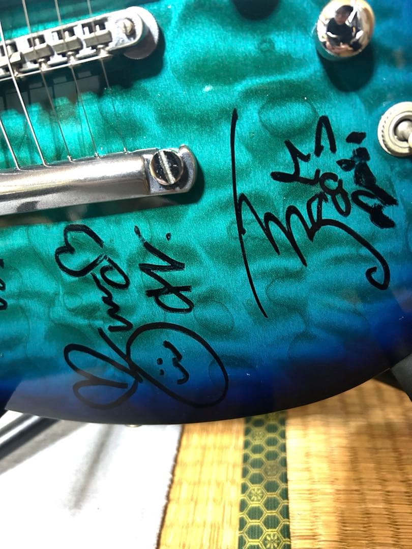 エレキギター FERNANDES APG-65 HAGANEメンバーサイン入り