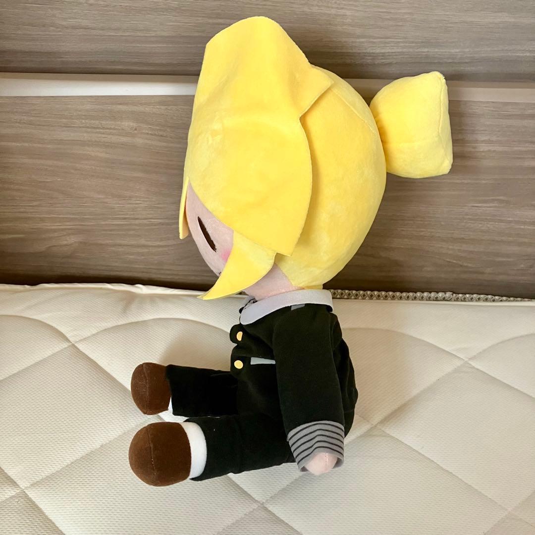 メガジャンボふわふわぬいぐるみ　鏡音リン　鏡音レン　制服　ver 2体セット