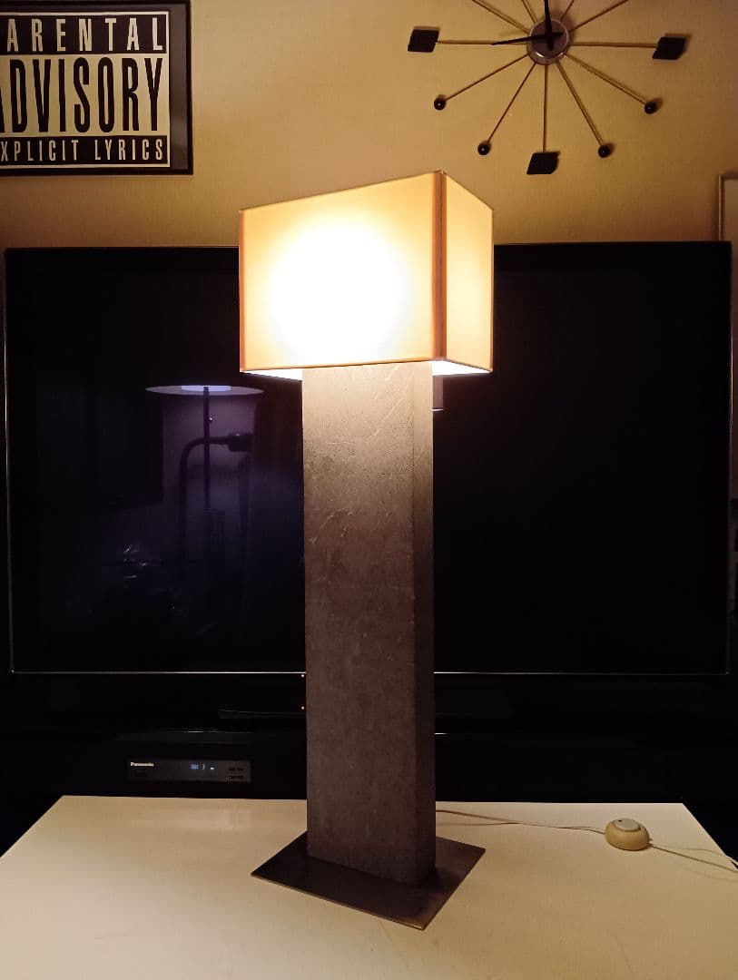 廃盤　稀少　フクラ　HUKLA　ブロック　ストーン　フロアスタンド　ランプ