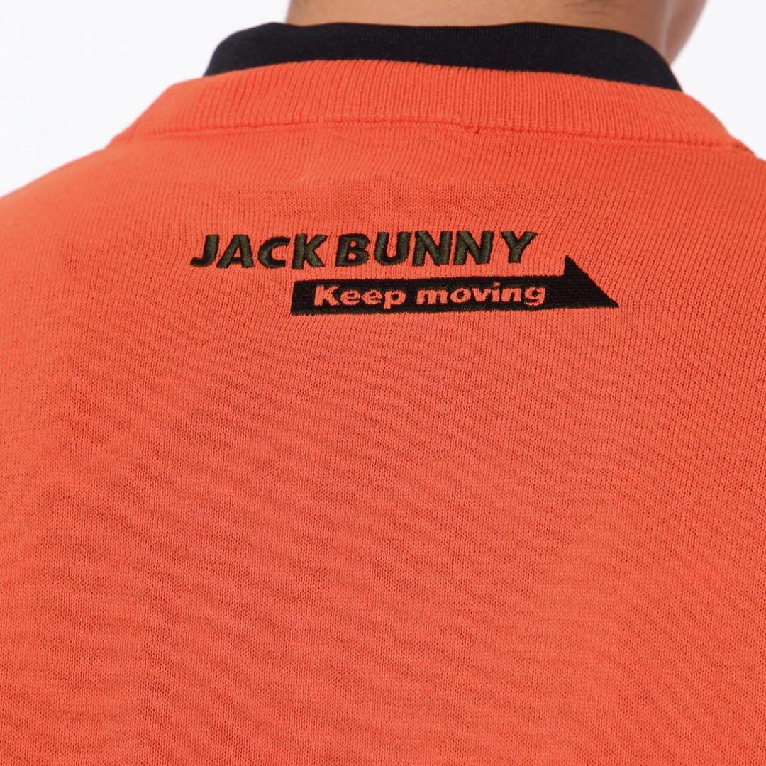 Jack Bunny!! DRY MIXクルーネックニットプルオーバー／オレンジ