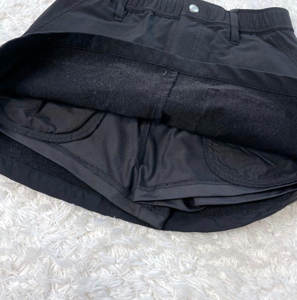 美品✨️ RUFFLOG ラフロッグ ハイパーストレッチゴルフスカート 黒