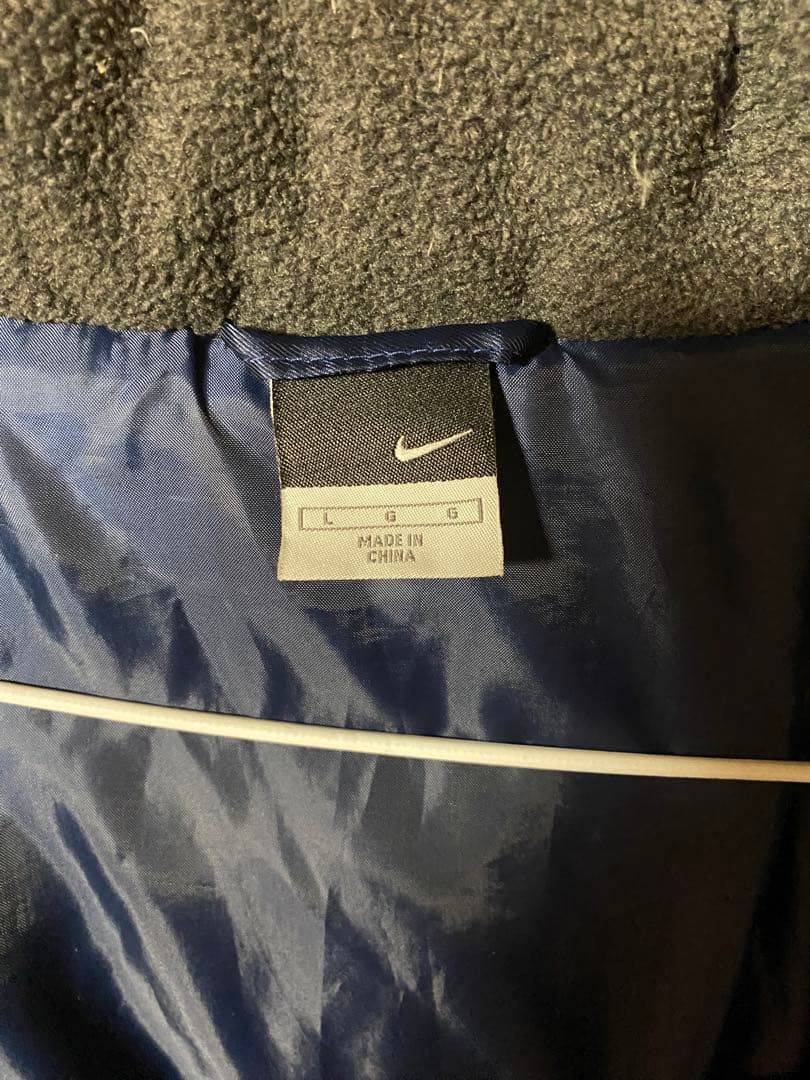 Nike フード付きダウンコート ネイビー