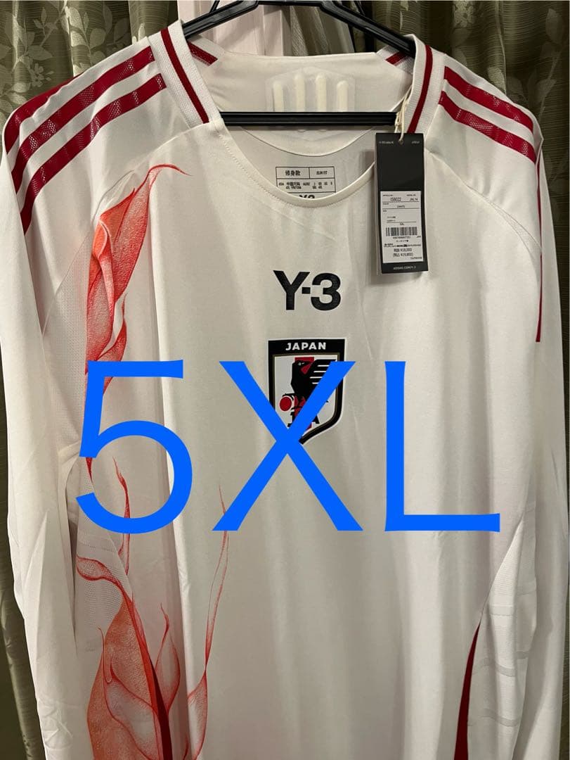 【新品未使用】日本代表 2024 アウェイ オーセンティック 長袖 5XL