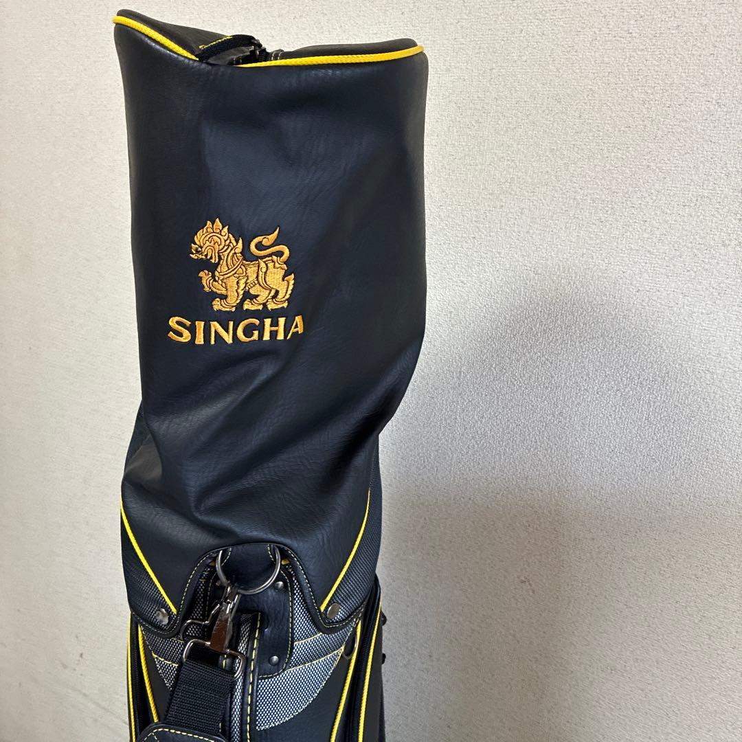 非売品美品‼️ThaiトップブランドSINGHAキャディバッグ●