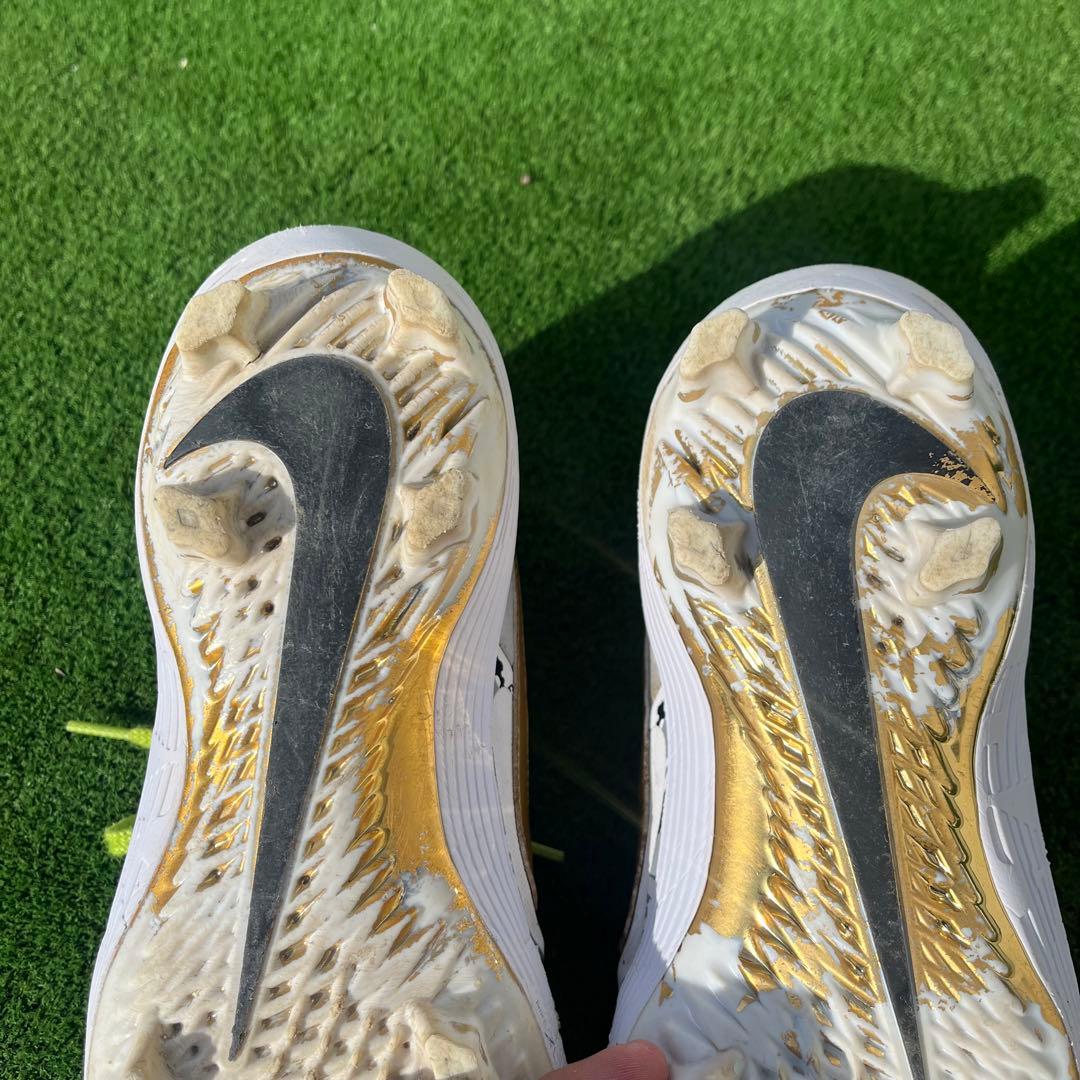 NIKE/ナイキ　フルオーダースパイク　カモ柄　野球スパイク　ポイントスパイク