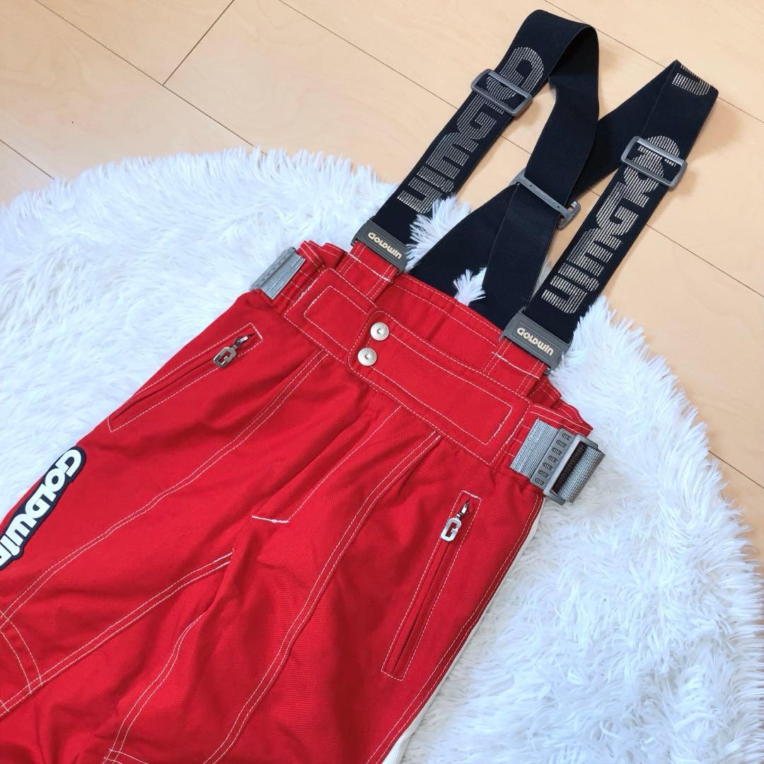 GOLDWIN⭕️スノーボードパンツ　スキー　ズボン　サスペンダー　希少　SS
