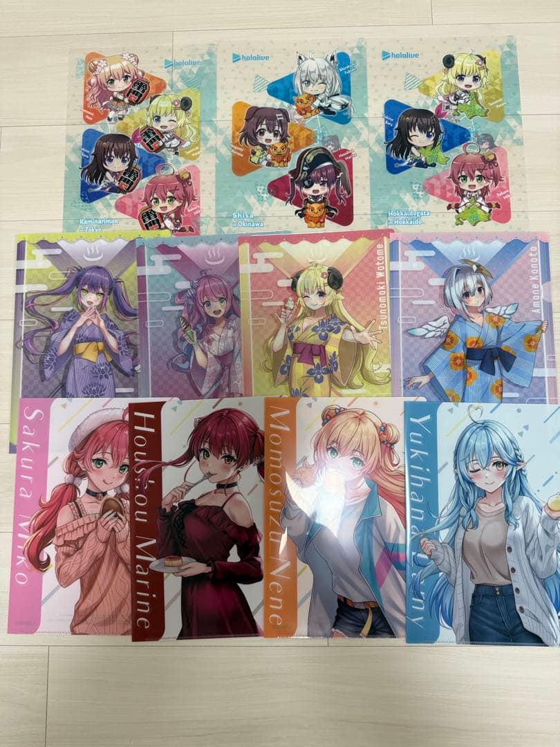あ*る様 ホロライブ　クリアファイル　まとめ売り　星街すいせい　宝鐘マリン　白上
