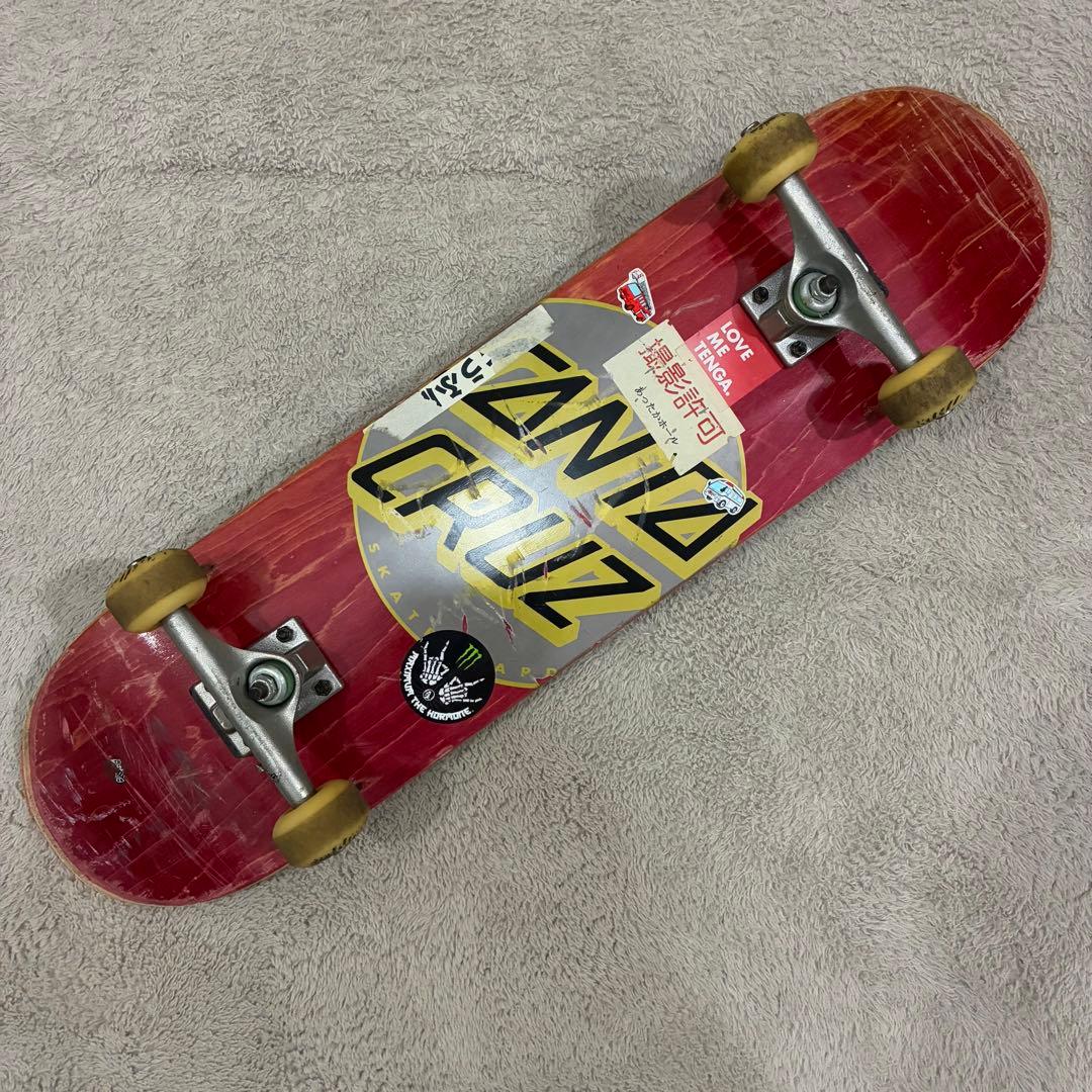 SANTA CRUZスケートボードデッキ　コンプリートスケートボード