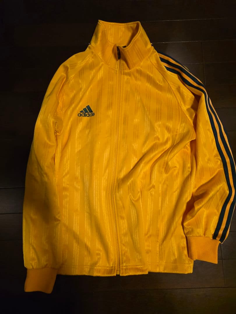 adidas ジャージ上下セット イエロー/ブラック