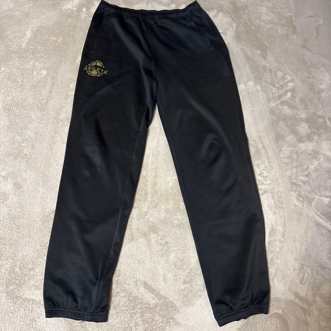 ATHLETA アスレタ　黒　ジャージ 上下セット　Mサイズ