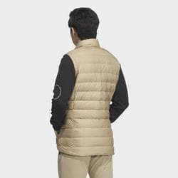 XL アディダス ゴルフ リップストップ フルジップ ダウンベスト