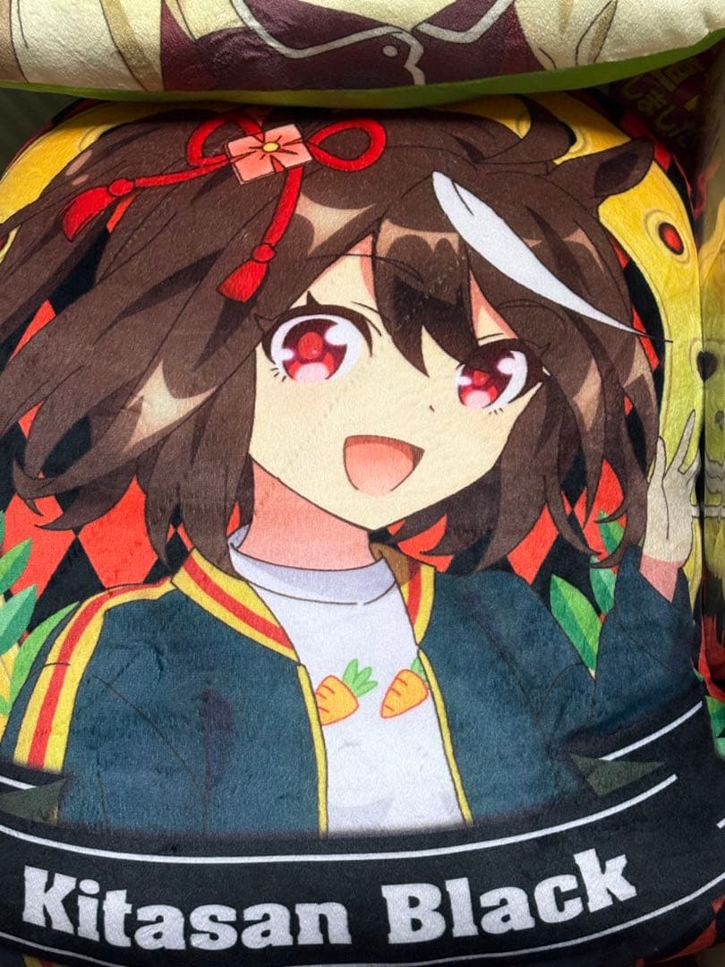 ウマ娘キタサンブラック&サトノダイヤモンドクッション4種 掛けふとんカバーおまけ