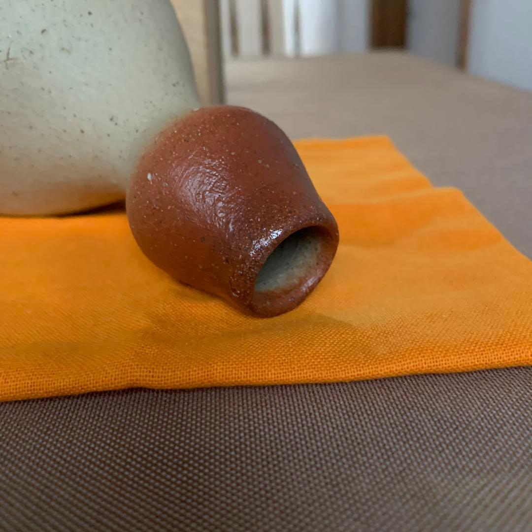 備前焼 金重有邦 ヒダスキ 瓢徳利 酒器
