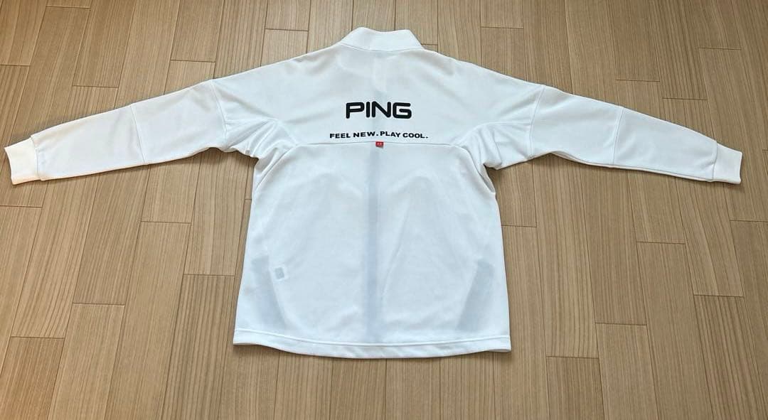 PING フルジップジャケット ホワイト