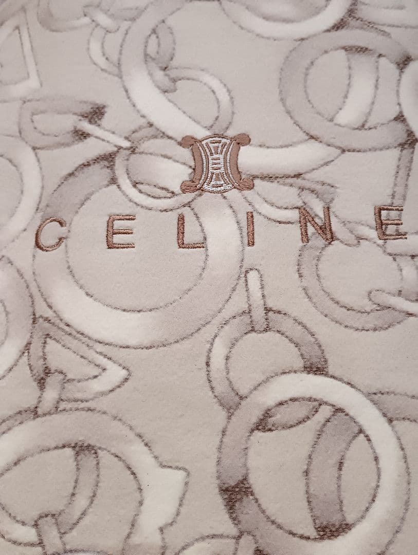 【新品未使用】CELINE セリーヌ 綿毛布 西川産業140cm×200cm