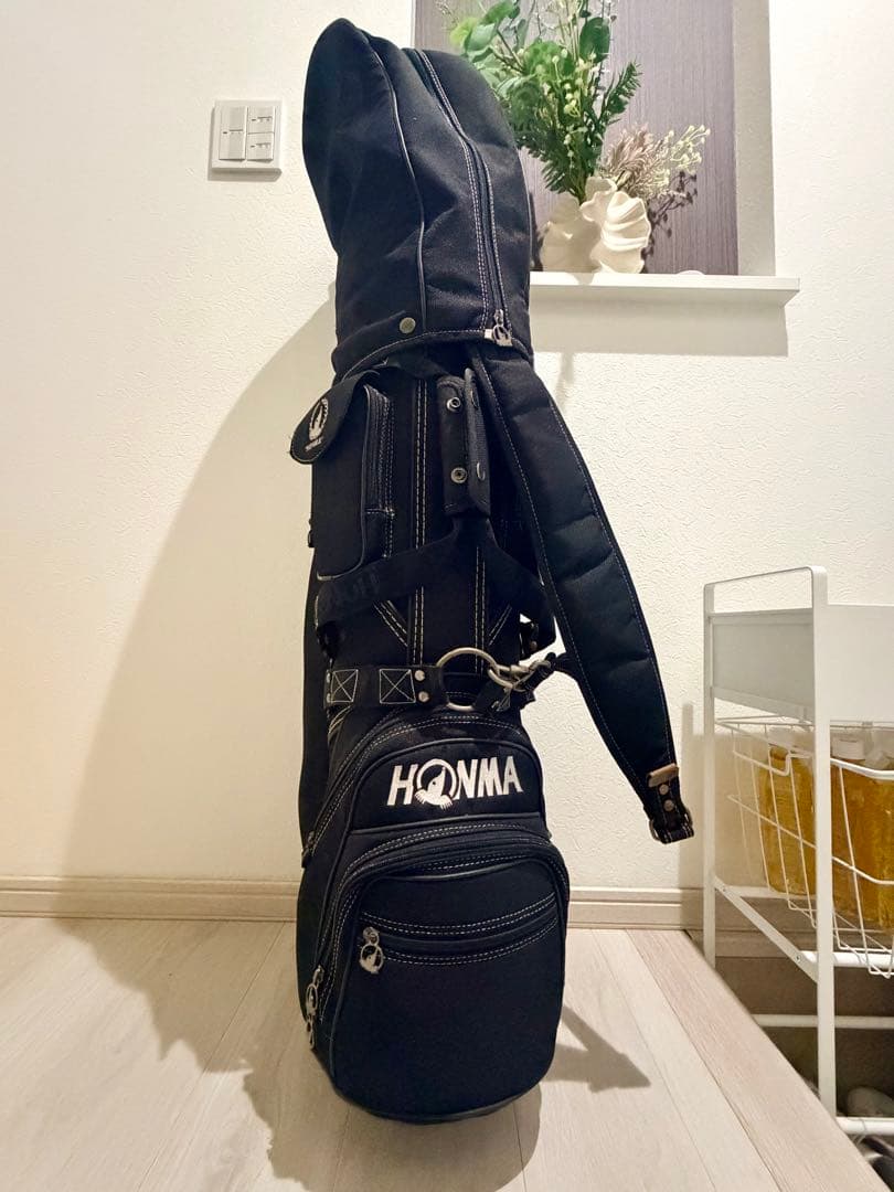 HONMA ゴルフバッグ 黒 スタンド式