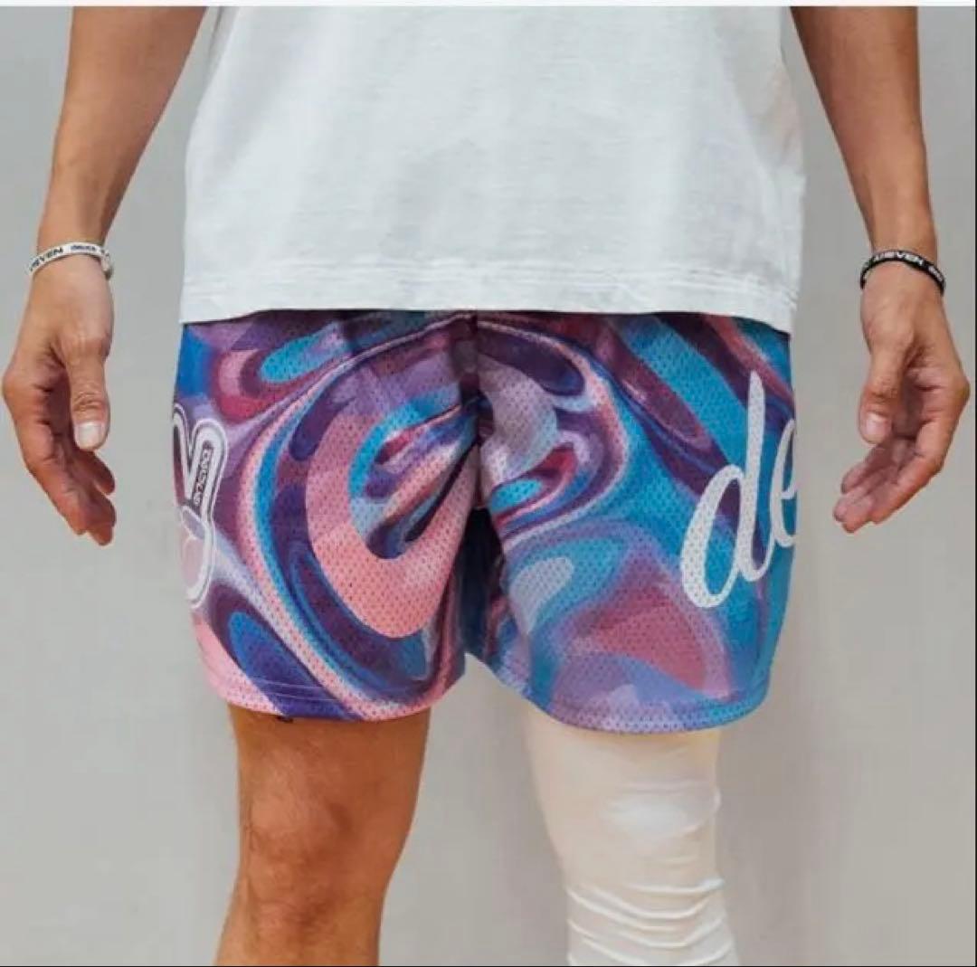 最終価格！！DEUCE メッシュショーツ ホログラム
