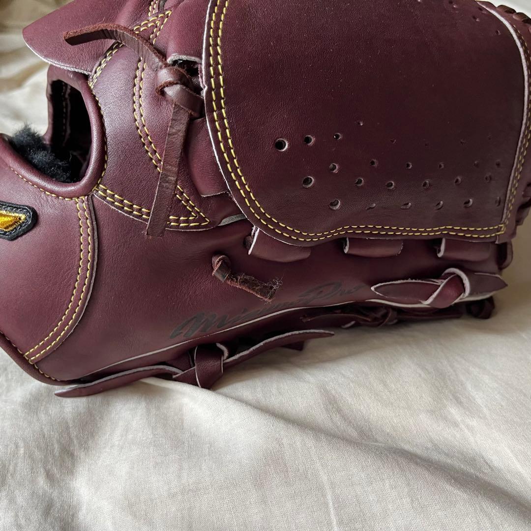 Mizuno Pro 硬式投手用グローブ プラムブラウン　即戦力　美品