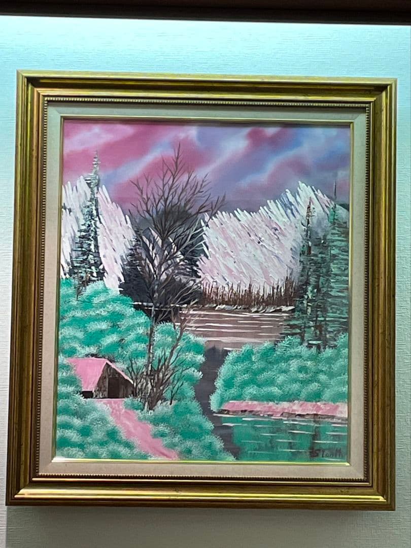 絵画 Winter Mountains