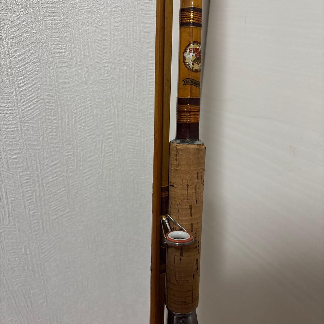 TADA WORKS タダワークス　六角バンブーロッド　3ピースロッド　状態確認
