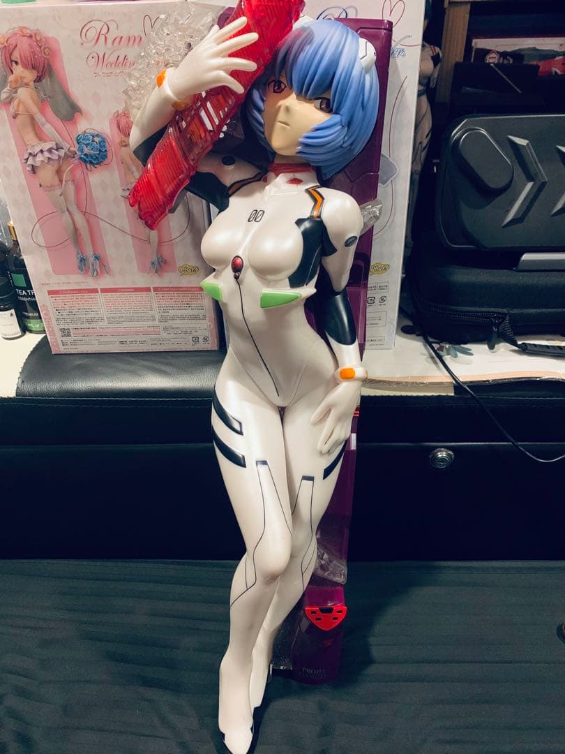 綾波レイ　非売品ジャンボフィギュア/エクストリームバトルver.入手困難　希少