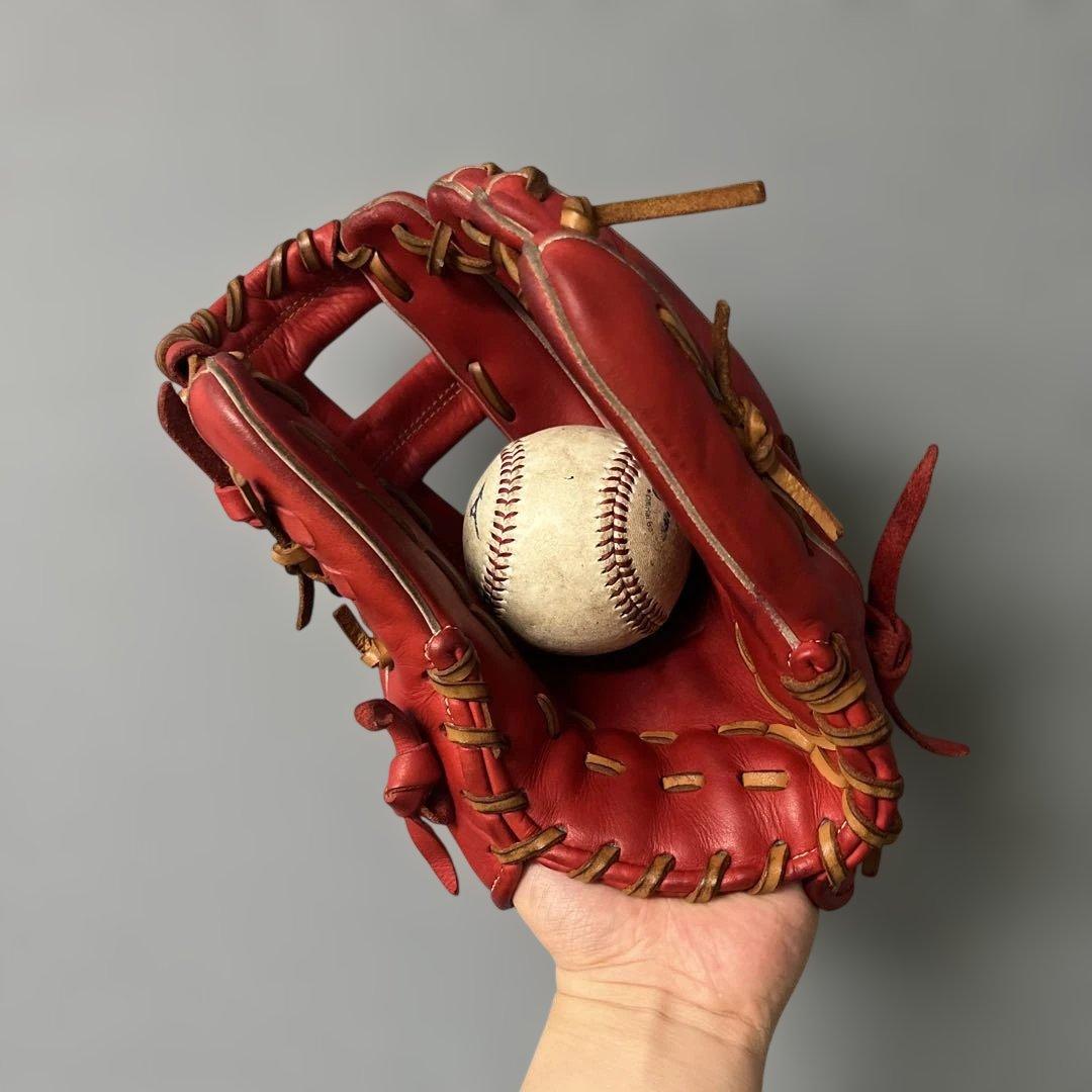1409 ミズノ グローバルエリート 極美品 即戦力 軟式少年 内野手用グローブ